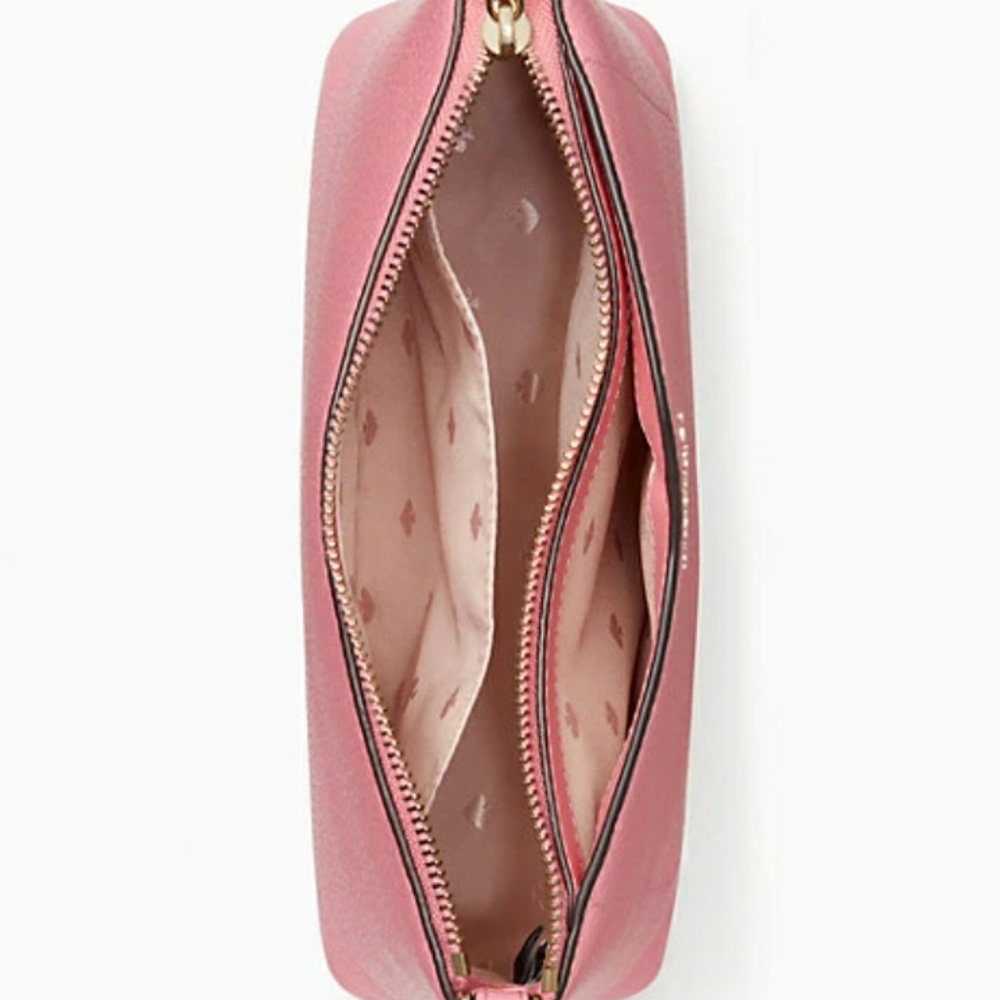 NWT KATE SPADE ♠️ NEW YORK HARLOW CROSSBODY BAG 🥰🥰BRIGHT BLUSH - Picture 4 of 9